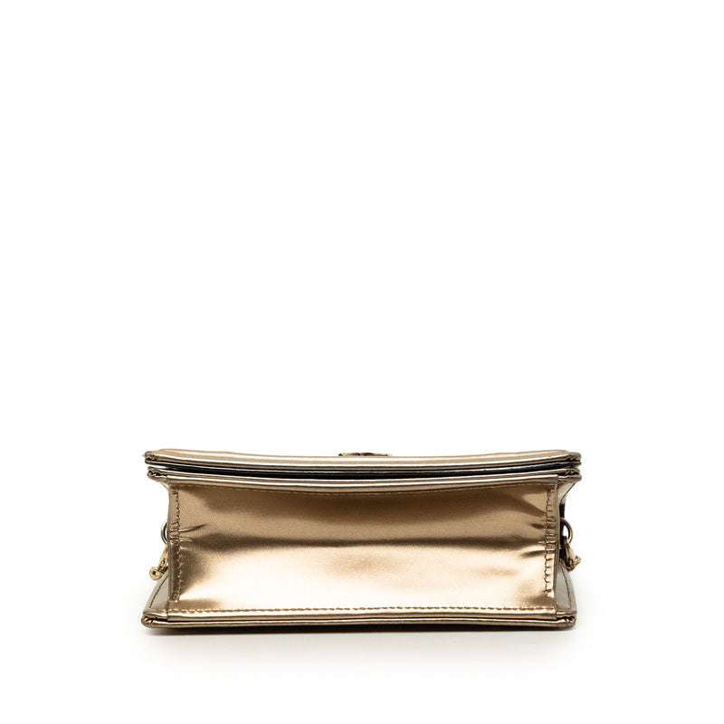 Baby Metallic Patent Microcannage Diorama Flap - Image 3