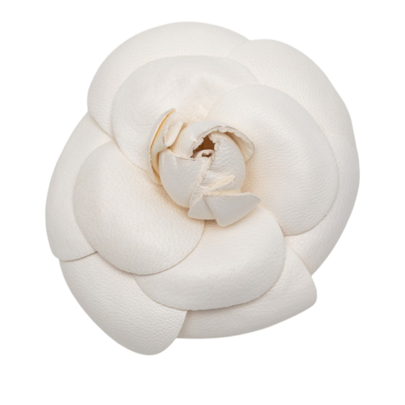 Leather Camellia Brooch - Image 1