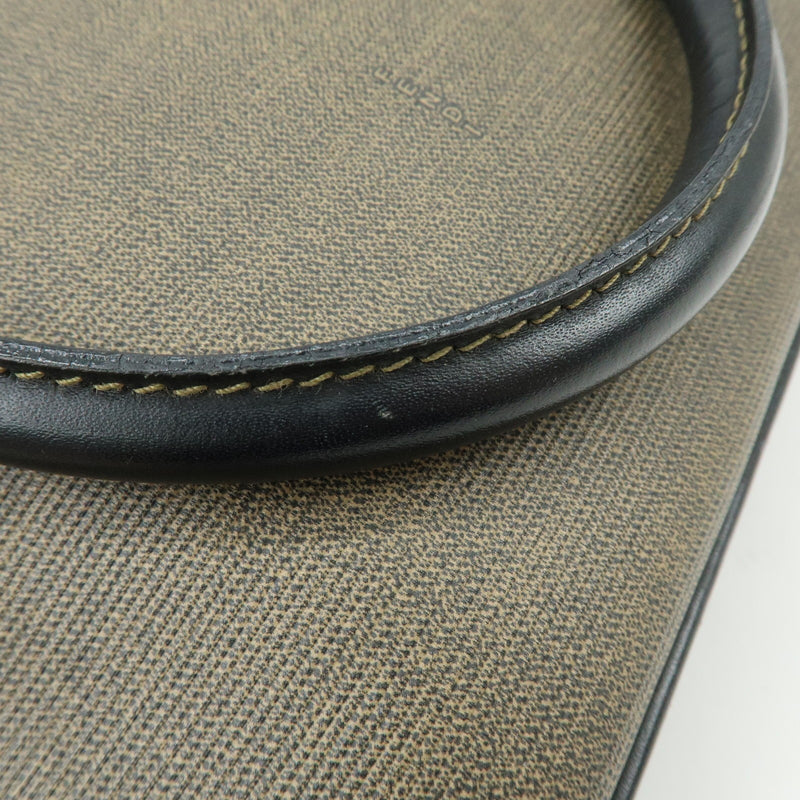 Fendi Vintage Dome Satchel Leather Brown