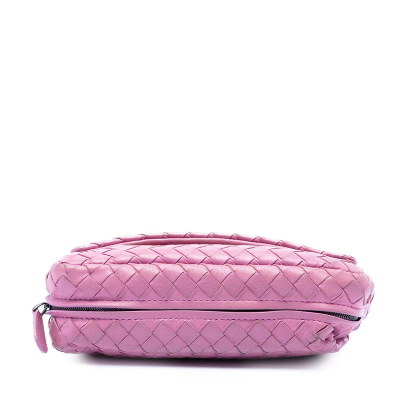 Mini Nappa Intrecciato Expandable Chain Flap Crossbody - Image 3
