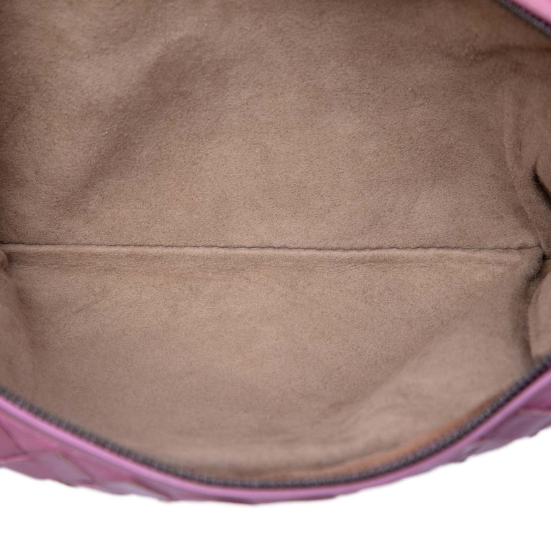 Mini Nappa Intrecciato Expandable Chain Flap Crossbody - Image 4