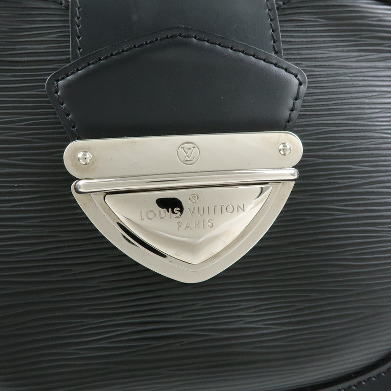 Louis Vuitton Montaigne Sac Epi Leather Black Bag