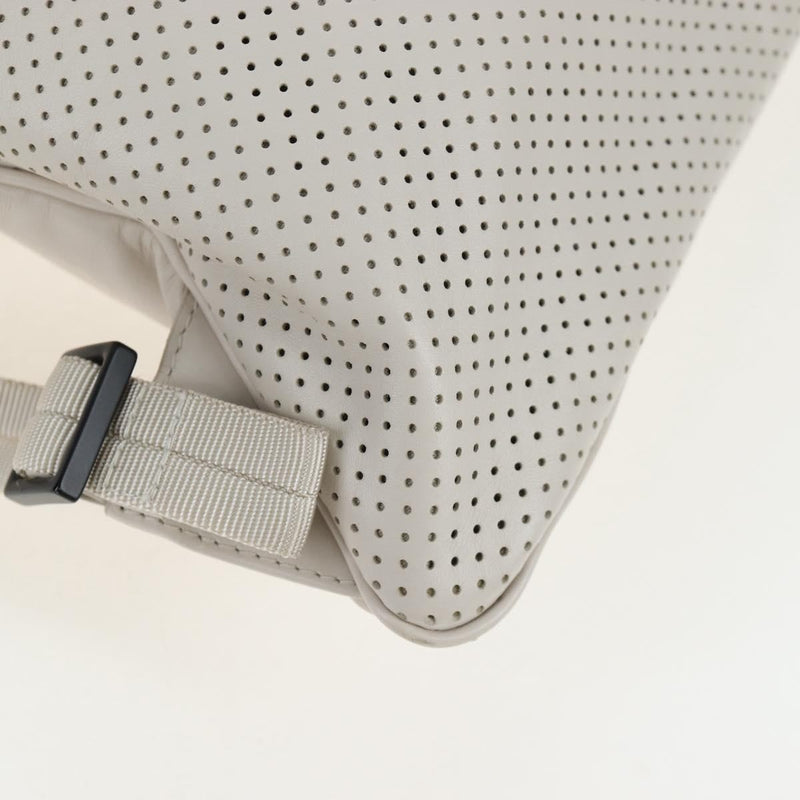 Bottega Veneta Drawstring Perforated Leather Beige Bag
