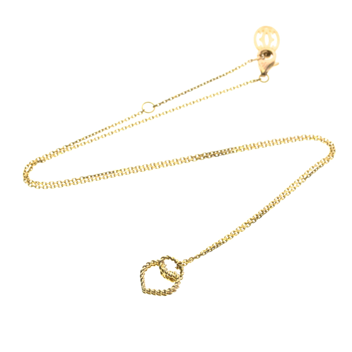 Cartier Torta Heart Pendant 18k Rose Gold Pink_gold Bijoux
