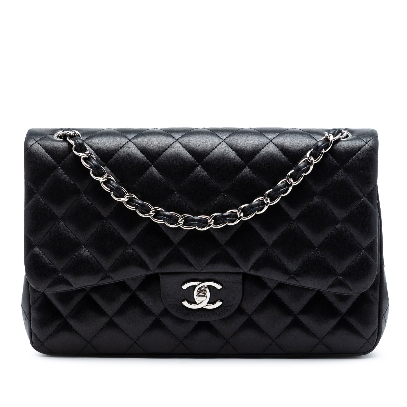 Jumbo Classic Lambskin Double Flap - Image 1