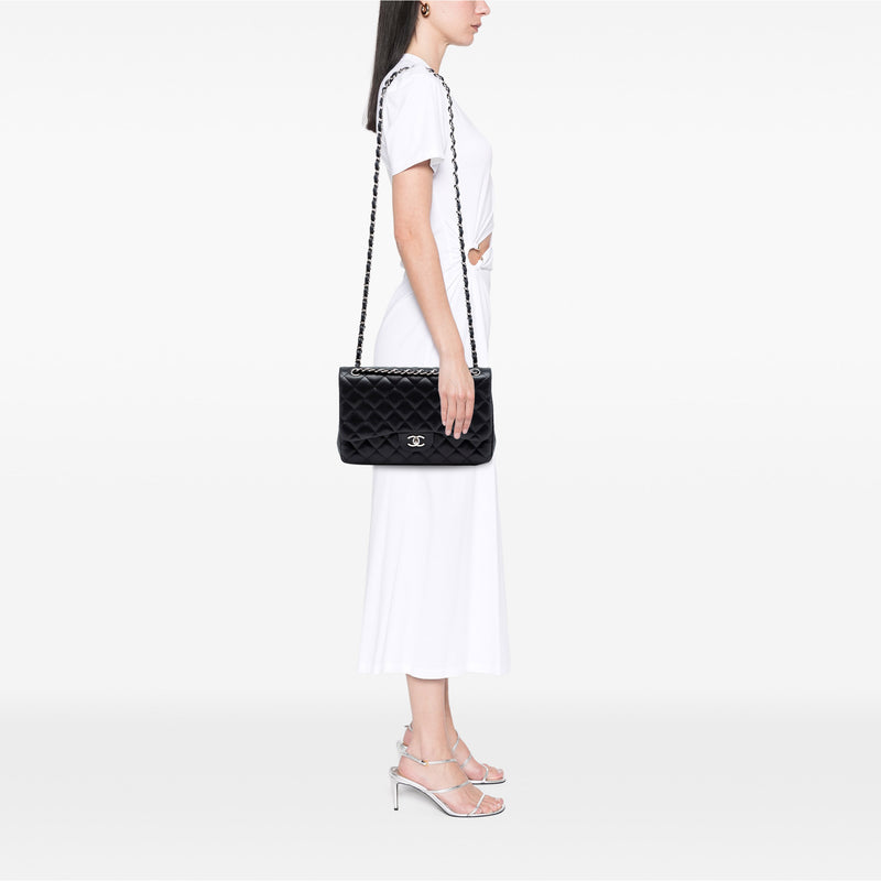 Jumbo Classic Lambskin Double Flap - Image 7