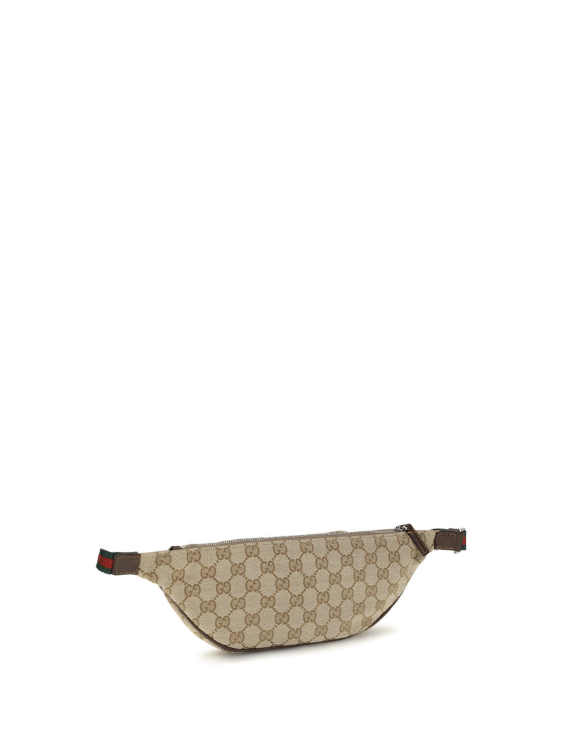 Gucci Belt Bag — Beige Fabric