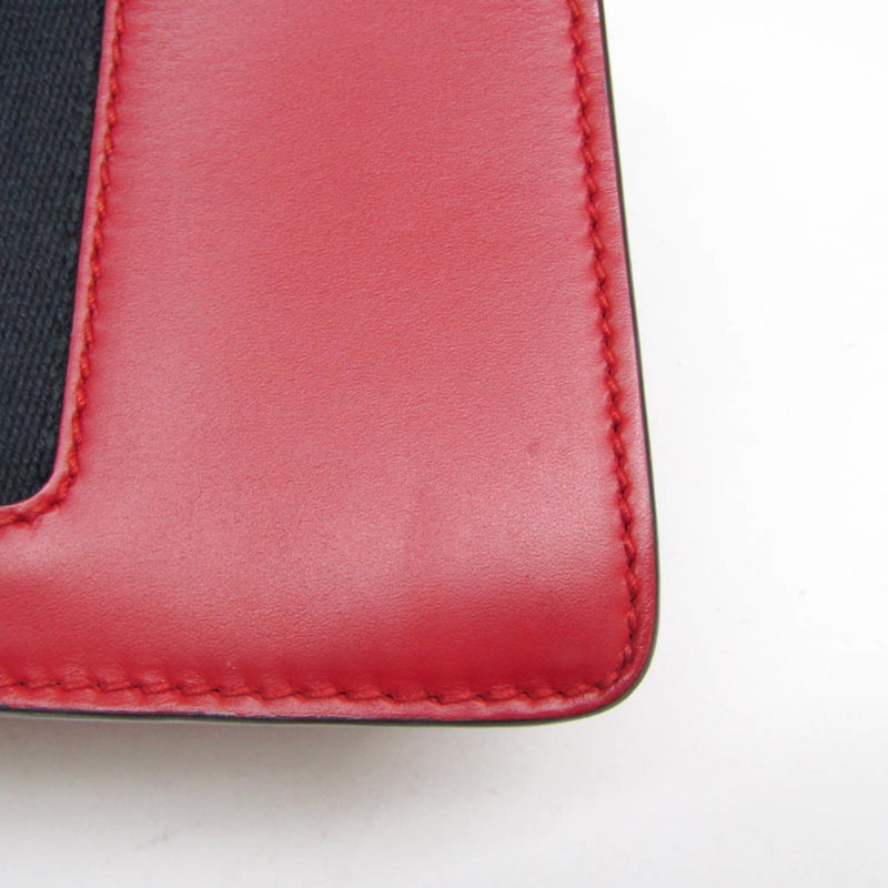 Gucci Sylvie Top Handle Leather Red Bag