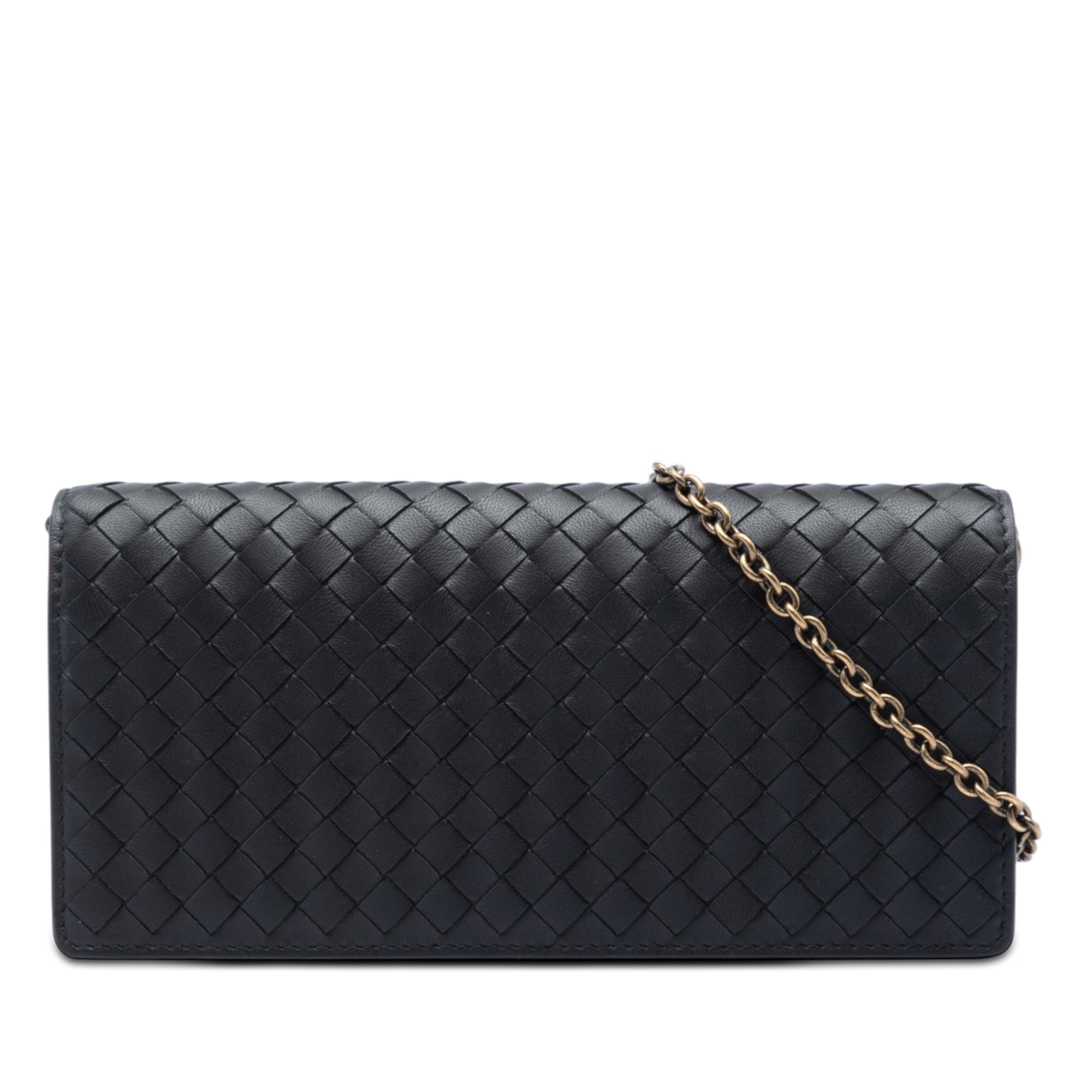 Nappa Intrecciato Continental Wallet on Chain - Image 1
