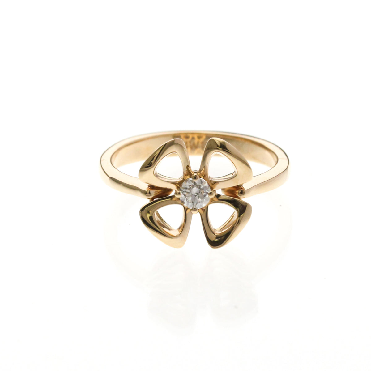 Bvlgari Fiorever 18k White Gold And Pave Diamonds Pink_gold Bijoux