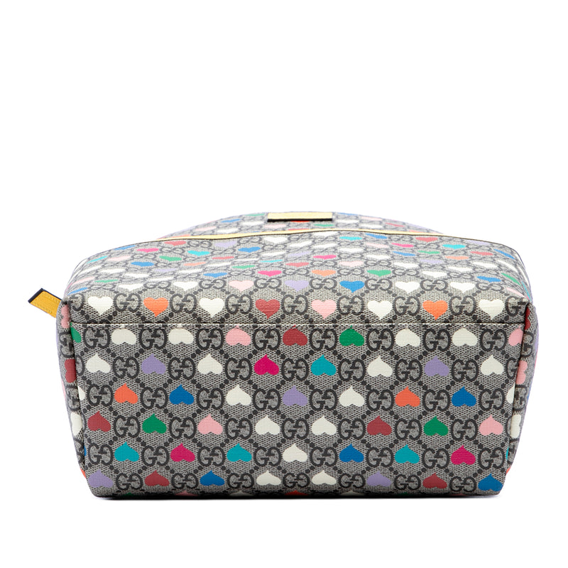 Kids GG Supreme Web Hearts Backpack - Image 3
