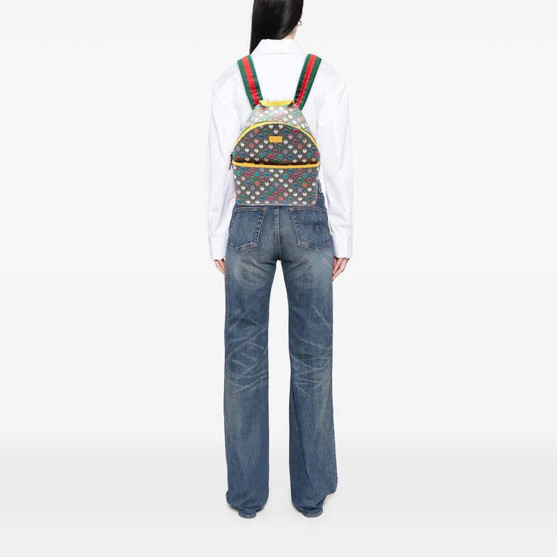 Kids GG Supreme Web Hearts Backpack - Image 6