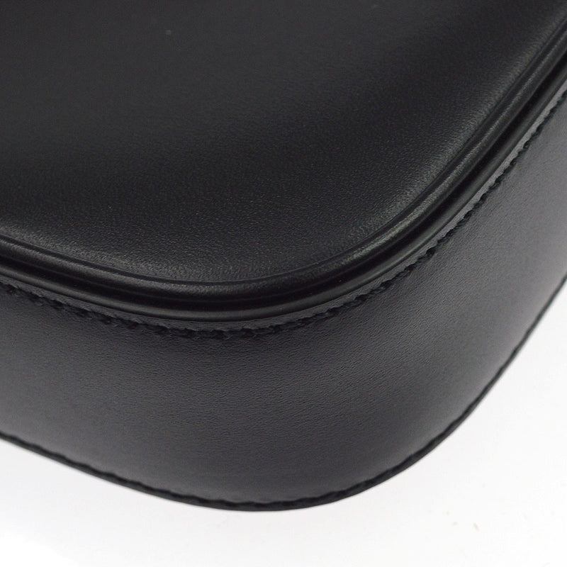 Saint Laurent Le 5 A 7 Vertical Leather Black Bag