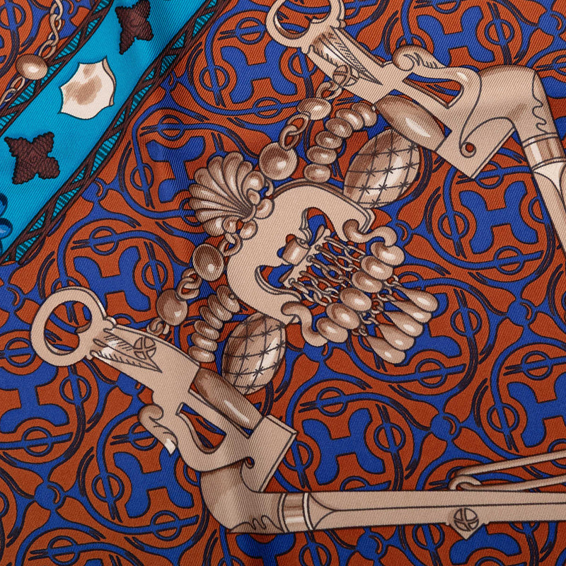 Mors et Gourmettes Silk Scarf 90 - Image 2