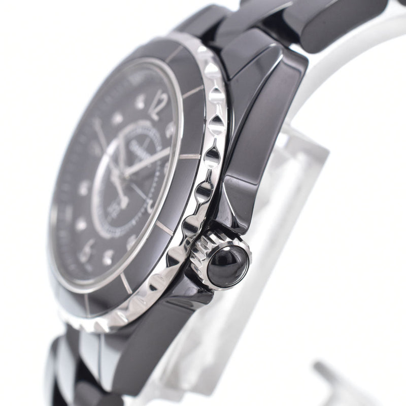 Chanel J12 Quartz Ceramic And Stainless Steel With Diamond Markers Watches