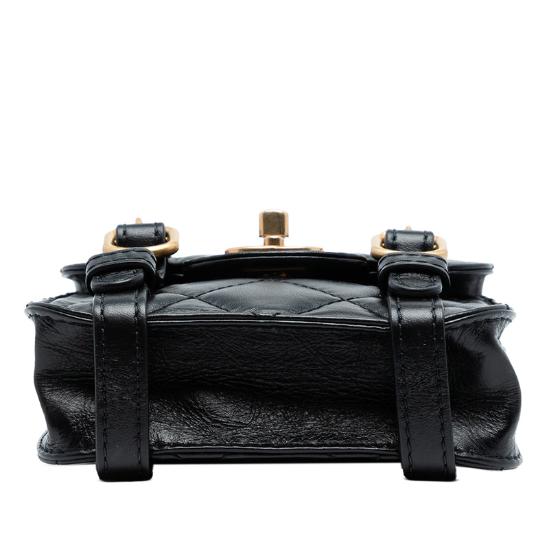 Mini Aged Calfskin City School Flap - Image 3
