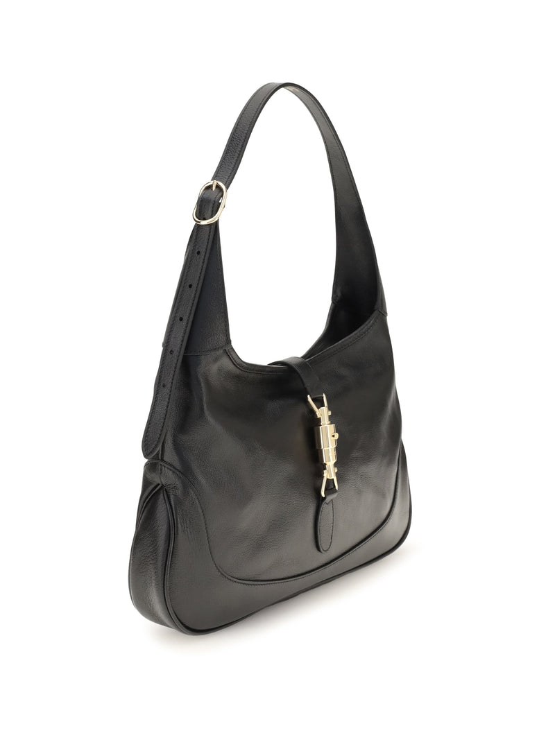Gucci Jackie Shoulder Bag — Black Calf Leather Bos Taurus