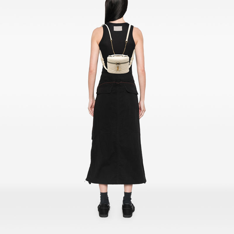Mini GG Marmont Matelasse Leather Round Backpack - Image 7