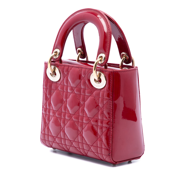 Mini Patent Cannage Lady Dior - Image 2