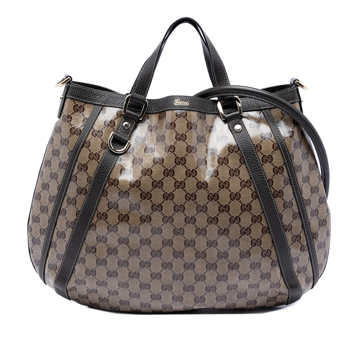 GG Crystal Abbey D Ring Convertible Tote - Image 1
