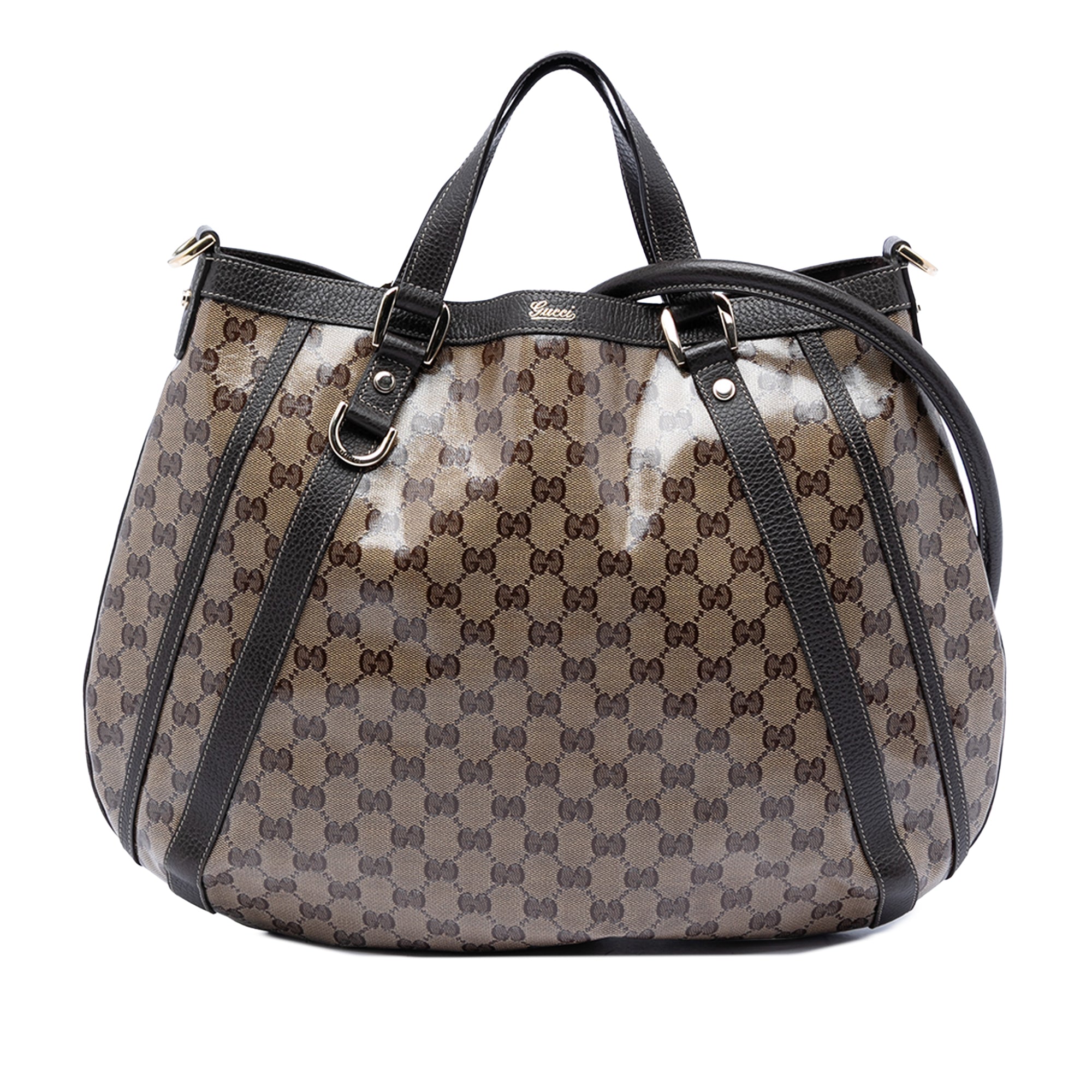 GG Crystal Abbey D Ring Convertible Tote - Image 1