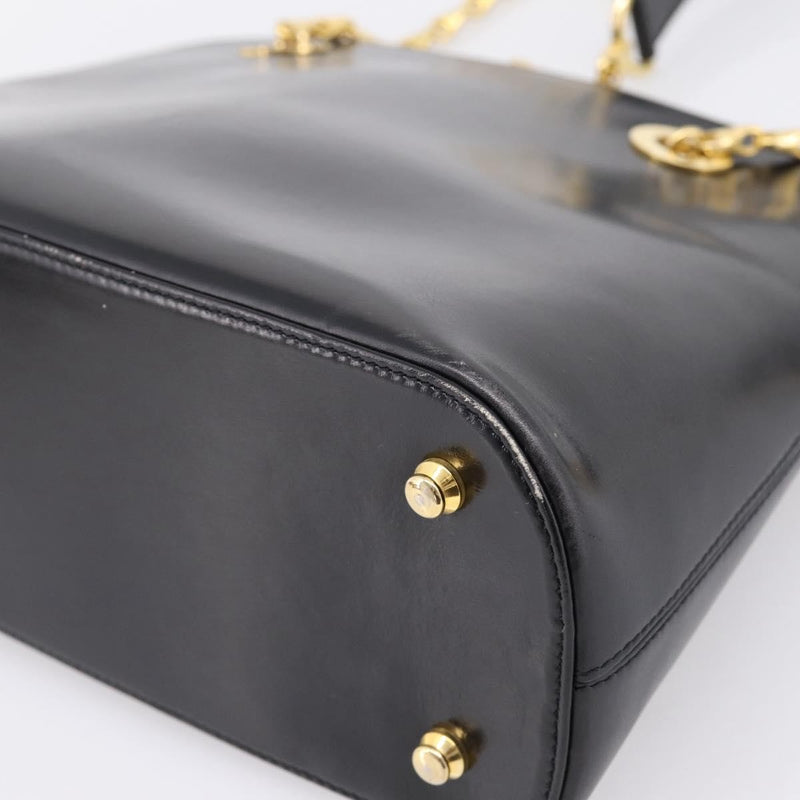 Celine Shoulder Leather Black Bag