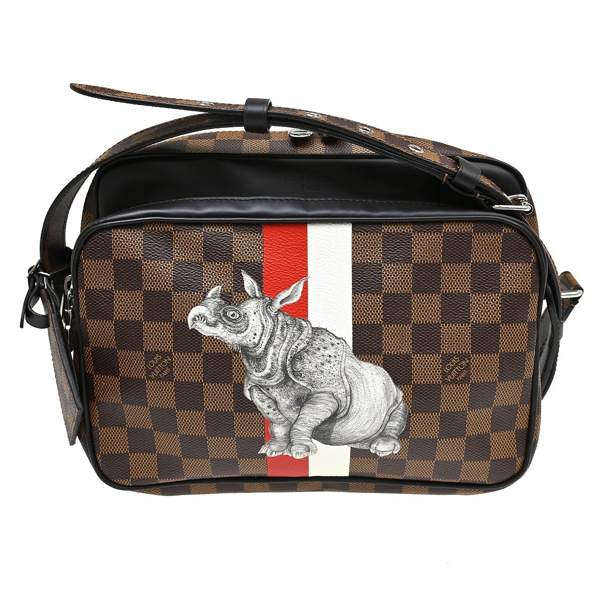Louis Vuitton Nil Messenger Limited Edition Chapman Savane Damier Brown Canvas
