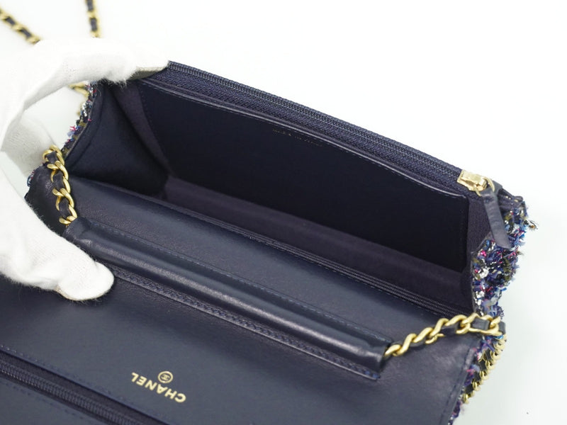 Chanel Wallet On Chain Tweed Multicolour Bag