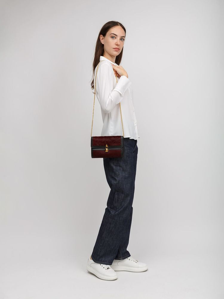 Coccinelle Magie 2nite Pon Crossbody Bag — Brown Cowhide