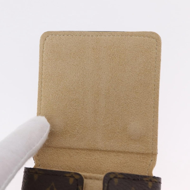 Louis Vuitton Folding Jewelry Case Monogram Canvas Brown Accessory