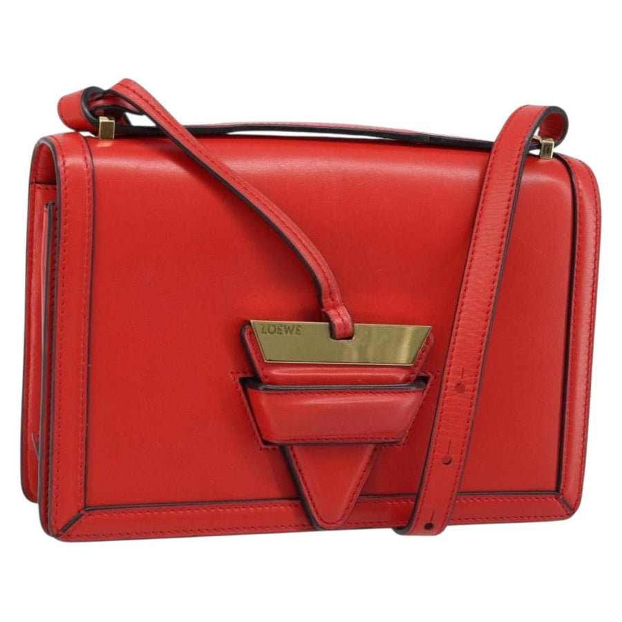 Loewe Barcelona Leather Red Bag
