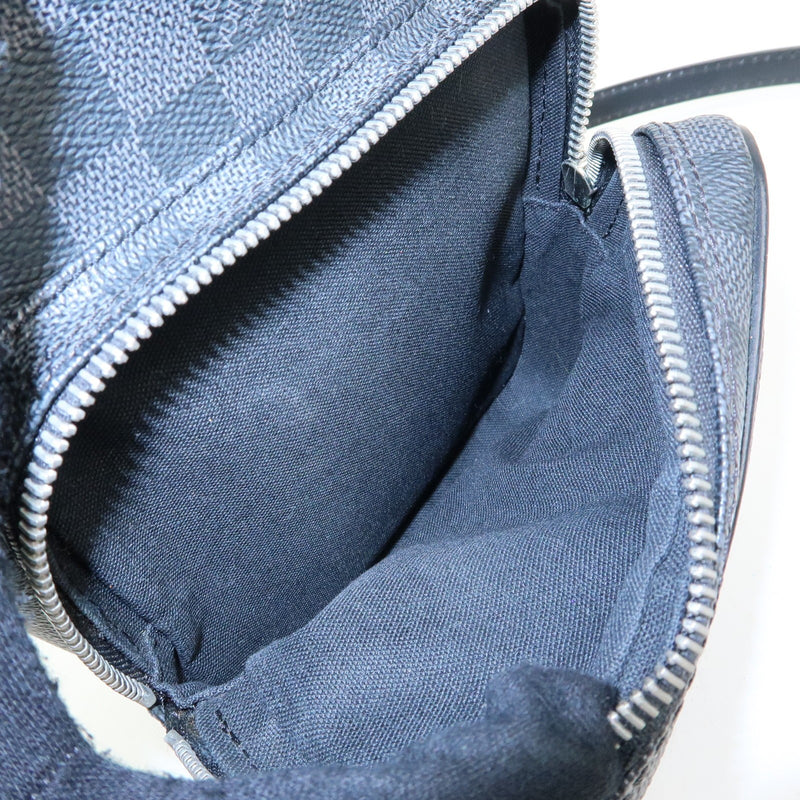 Louis Vuitton Rem Damier Graphite Black Canvas Bag