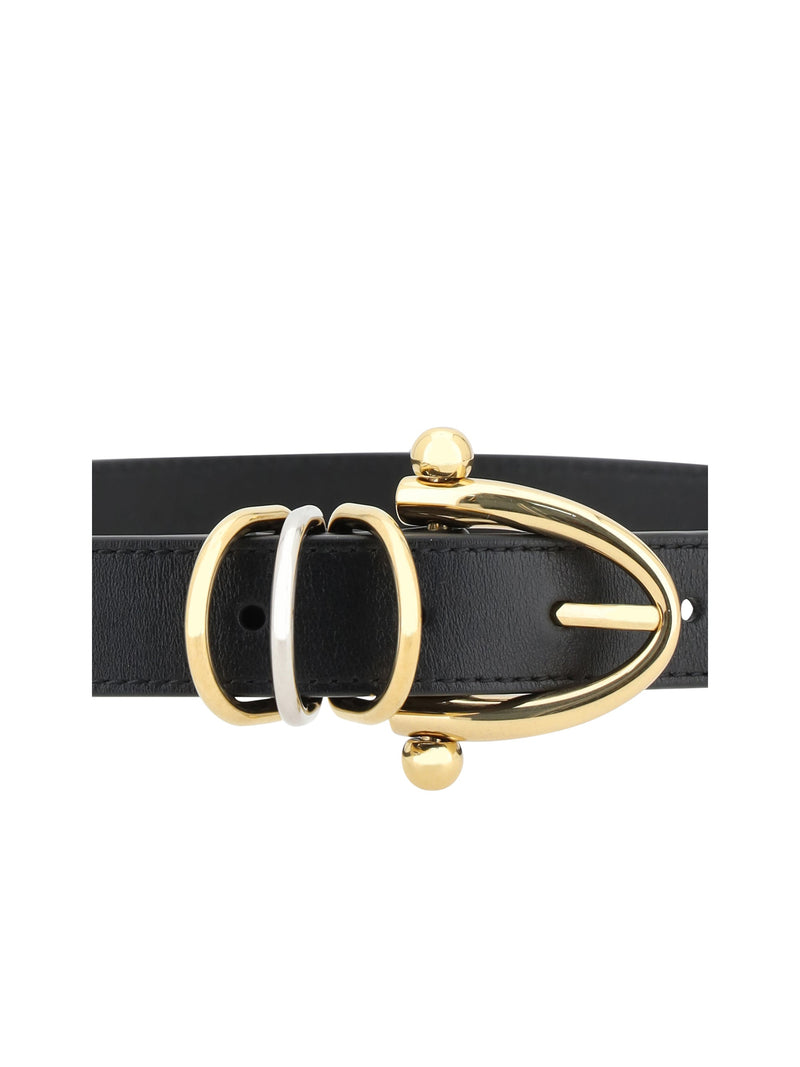 Chloé Bracelet Belt — Black Calf Leather