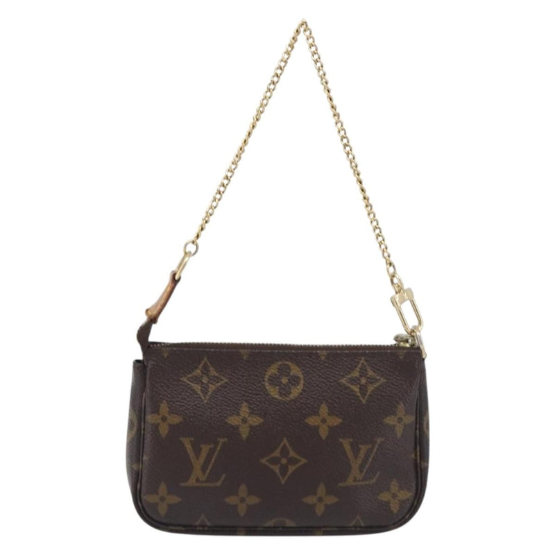 Louis Vuitton Pochette Accessoires Limited Edition Monogram Canvas Brown Bag