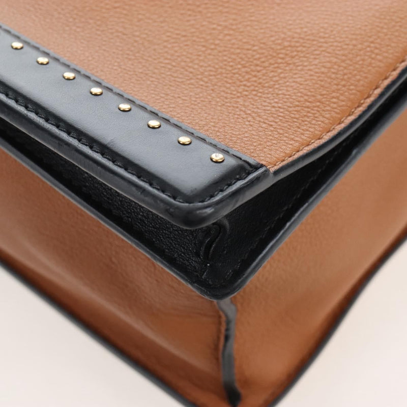 Louis Vuitton Cour Marly Leather With Studded Detail Beige Bag