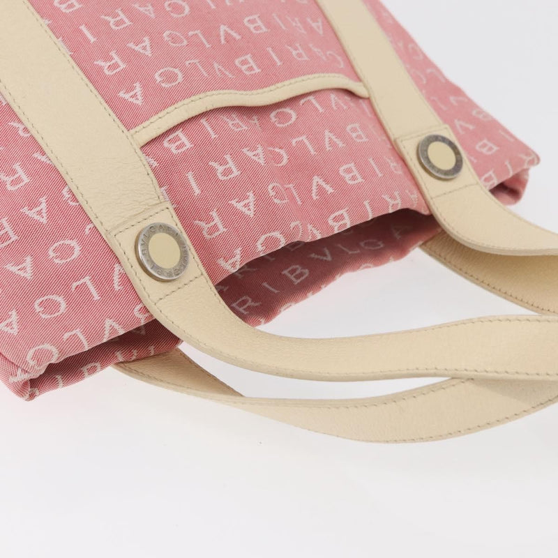 Bvlgari Logomania Canvas Pink Bag
