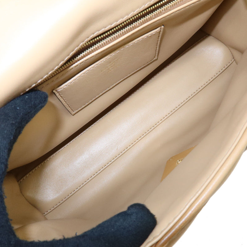 Louis Vuitton Go-14 Nm Malletage Leather Beige Bag
