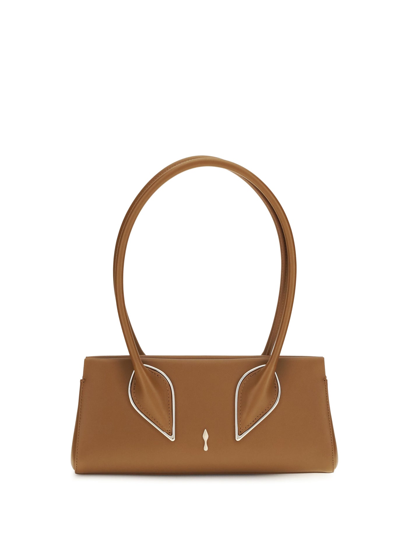Christian Louboutin Calf Leather Shoulder Bag — Brown Bos Taurus