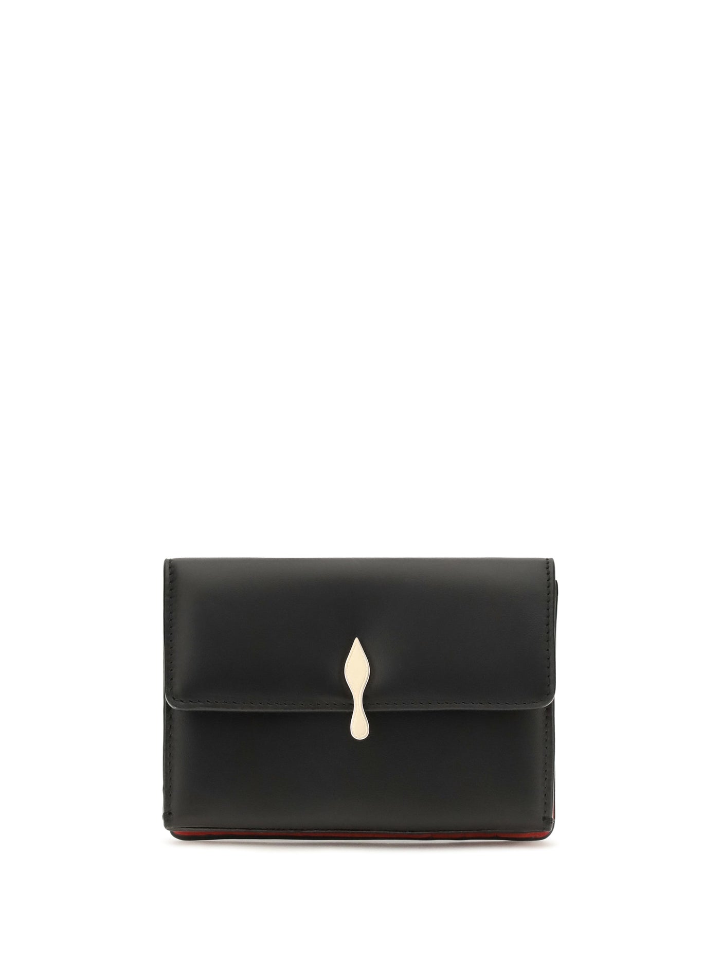 Christian Louboutin Bettina Wallet — Black Calf Leather Bos Taurus
