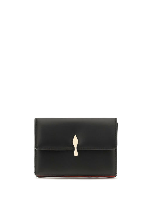 Christian Louboutin Bettina Wallet — Black Calf Leather Bos Taurus