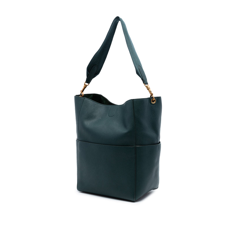 Medium Leather Seau Sangle Bucket Bag - Image 2
