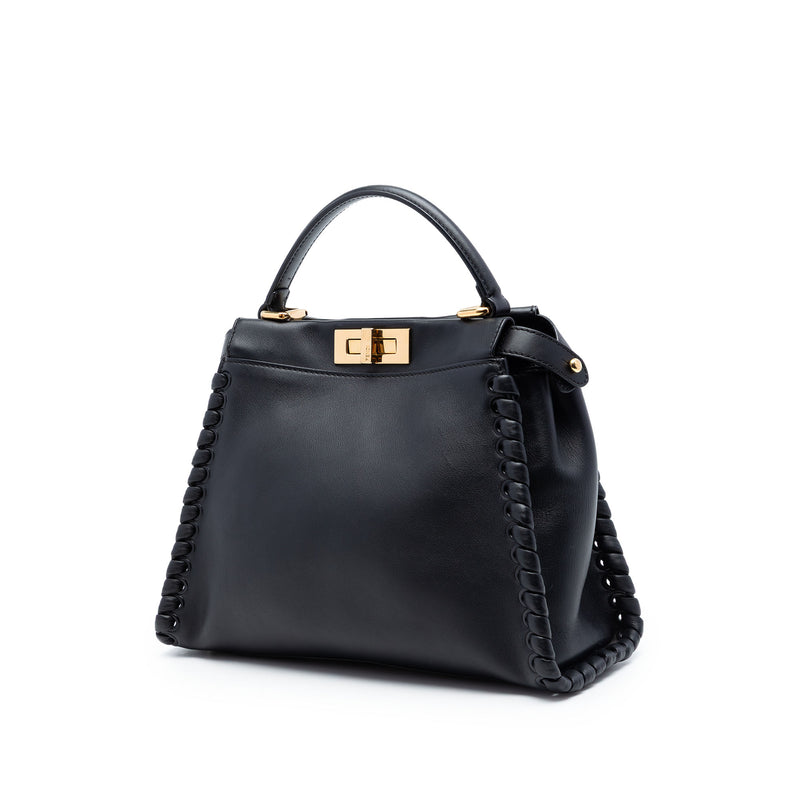 Medium Leather Lace Up Peekaboo Iconic Satchel - Image 2