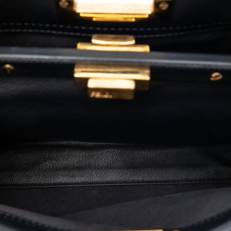 Medium Leather Lace Up Peekaboo Iconic Satchel - Image 4