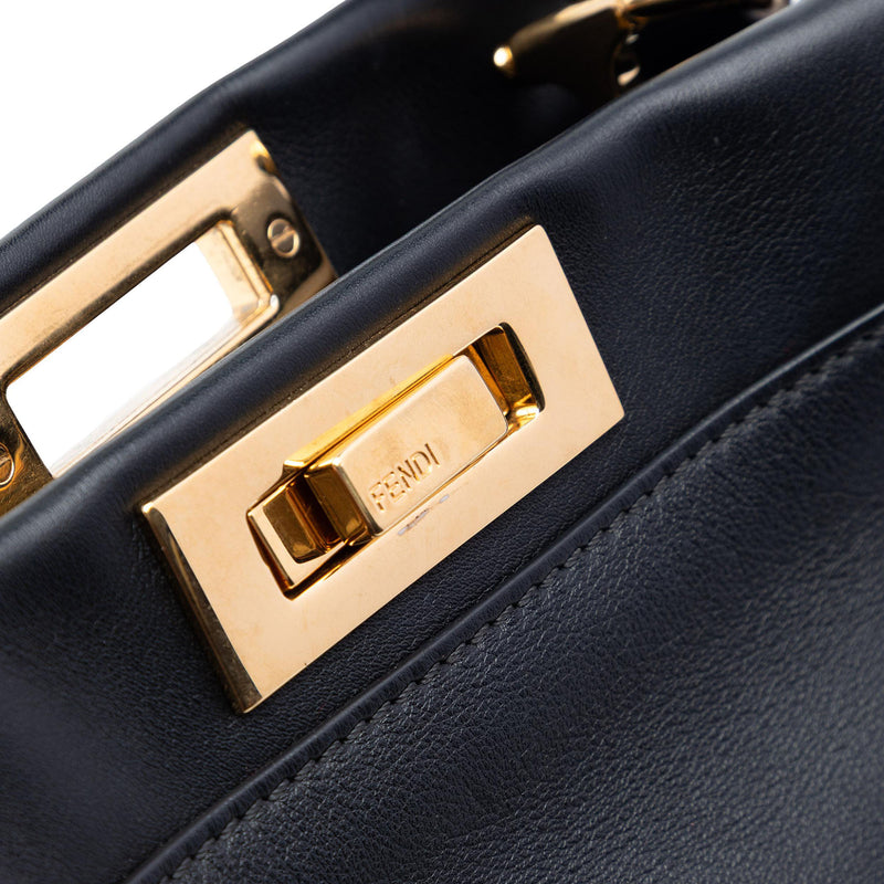 Medium Leather Lace Up Peekaboo Iconic Satchel - Image 5
