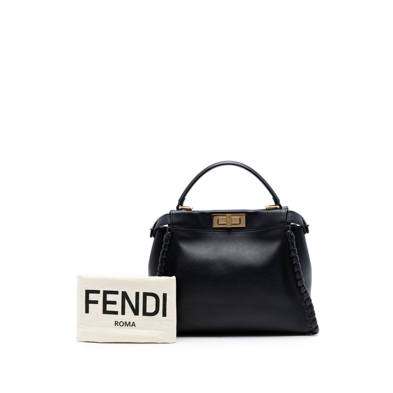 Medium Leather Lace Up Peekaboo Iconic Satchel - Image 7