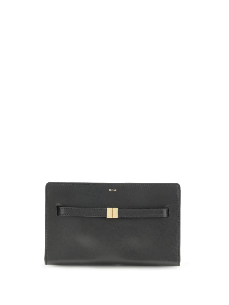 Toteme Crossbody Bag — Black Cow Leather