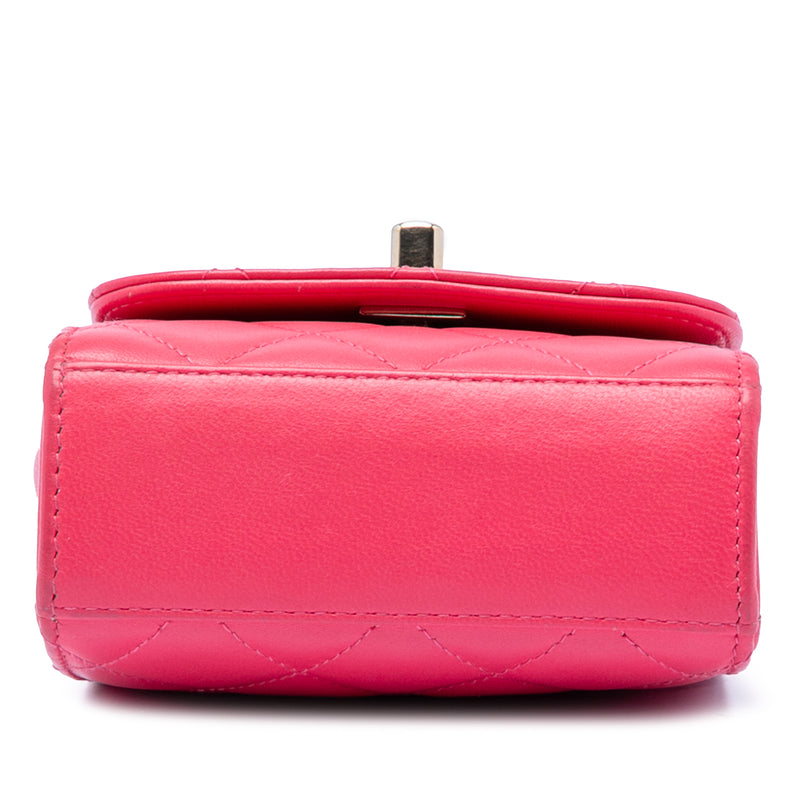 Mini Quilted Lambskin Trendy CC Clutch With Chain - Image 3