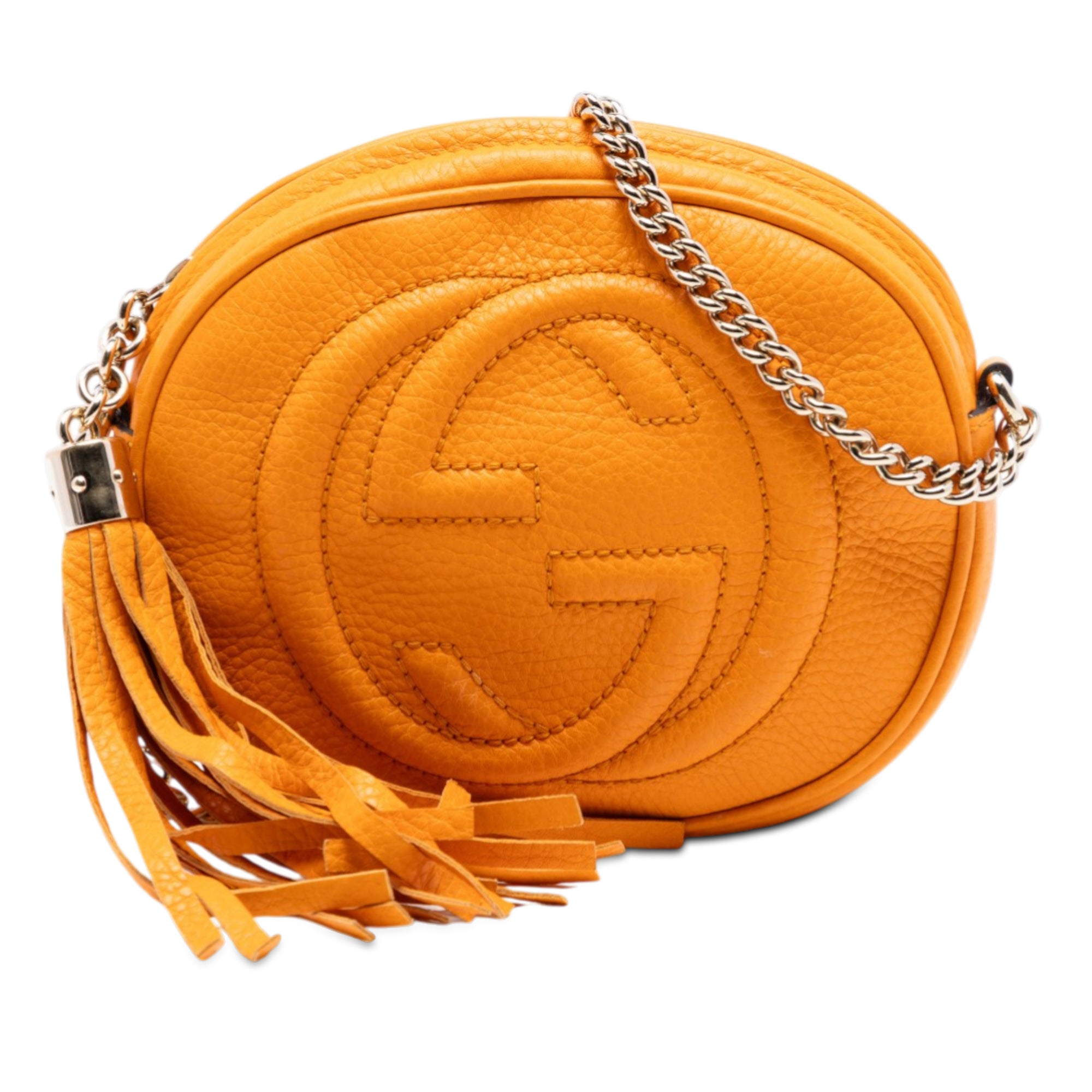 Mini Pebbled Calfskin Soho Chain Crossbody - Image 1