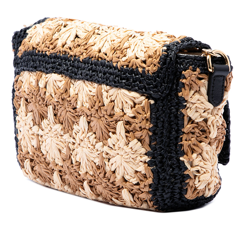 Small GG Marmont Raffia Crossbody - Image 2