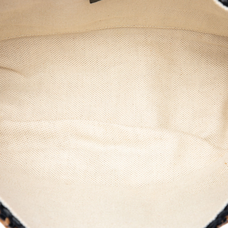 Small GG Marmont Raffia Crossbody - Image 4